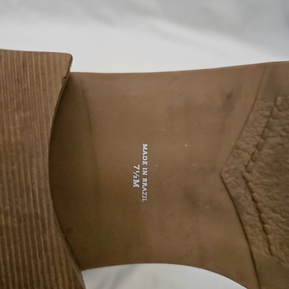 J. Jill Brown Leather Boots, Size 7.5M - Picture 9 of 9